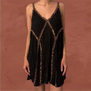 FREE PEOPLE BEADED DRESS